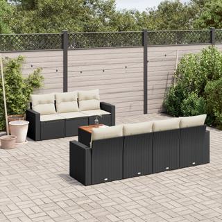 VidaXL set divano da giardino Polirattan  