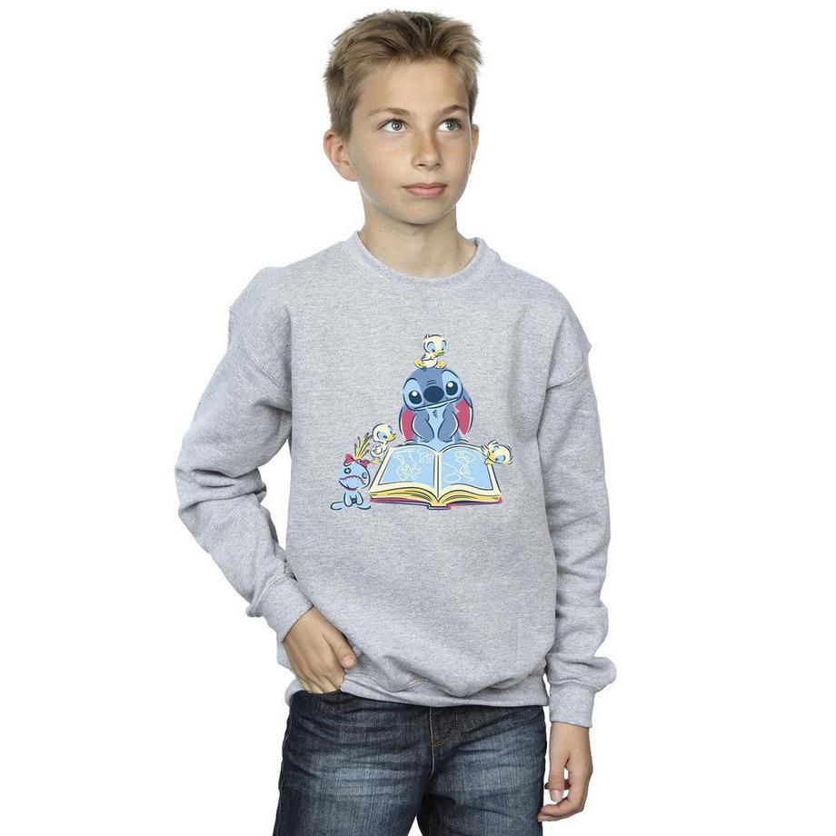 Disney  Reading Reading A Book Sweatshirt 