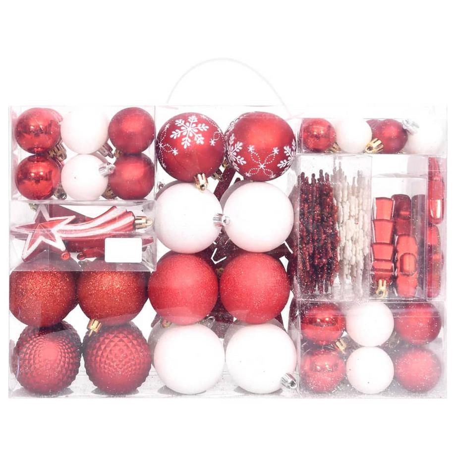 VidaXL set addobbi di Natale Plastica  