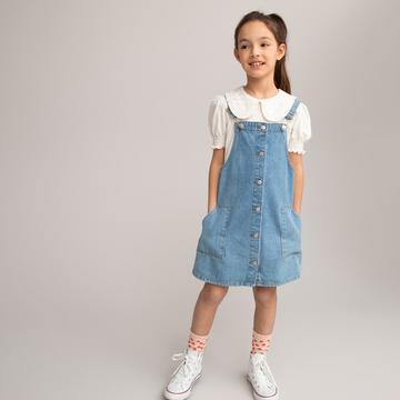 Robe salopette en jean