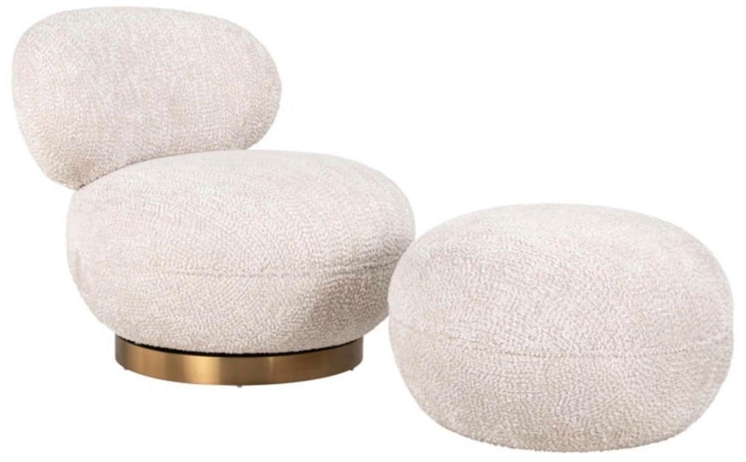 mutoni Pouf Jace deliziosa crema  