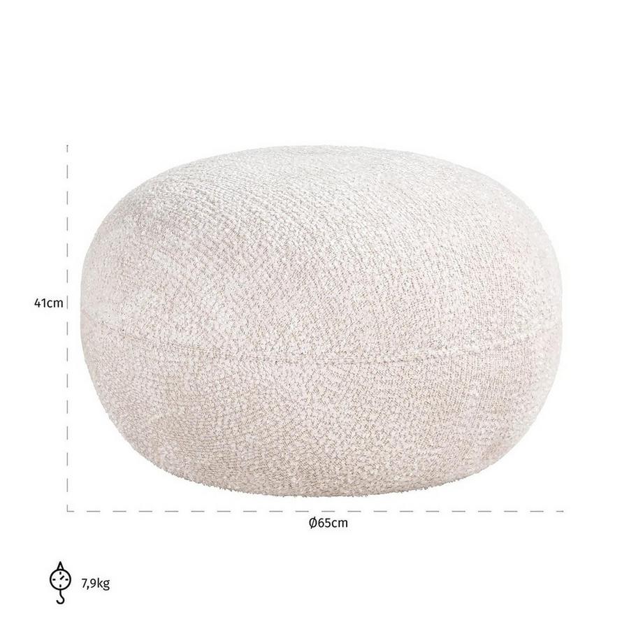 Pouf Jace lovely cream