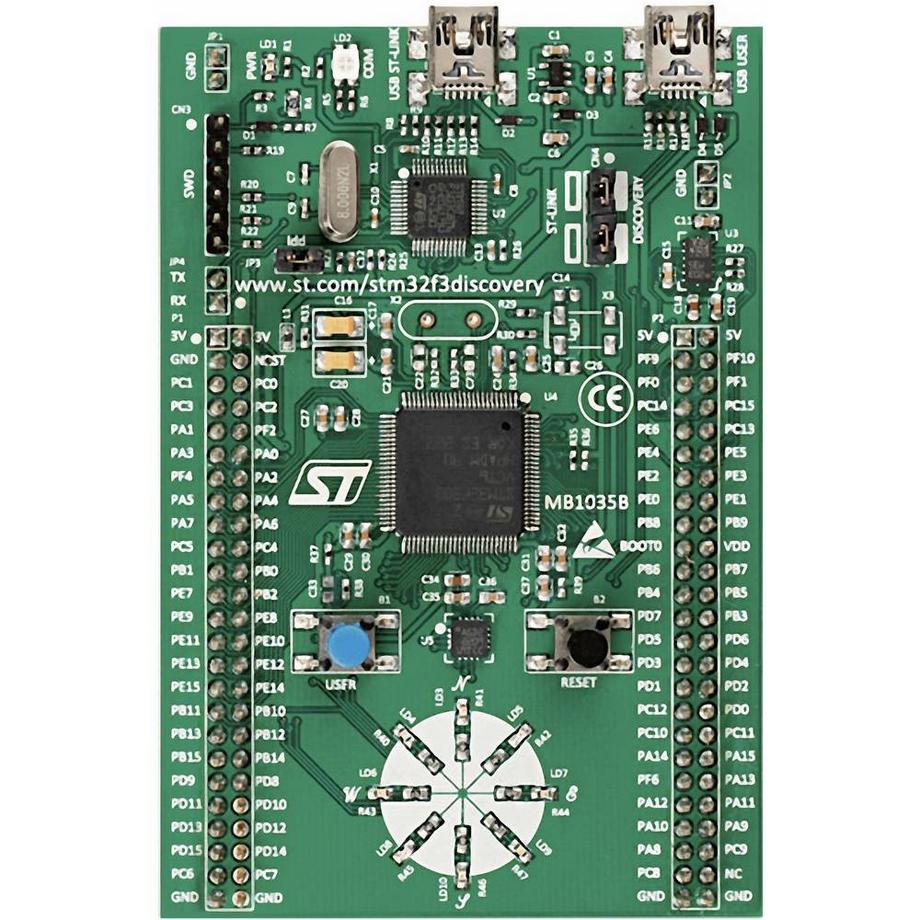 STMicroelectronics  Discovery-Kit für die STM32 F3-Serie - mit STM32F303 MCU 