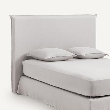 Housse en lin lavé pour tête de lit