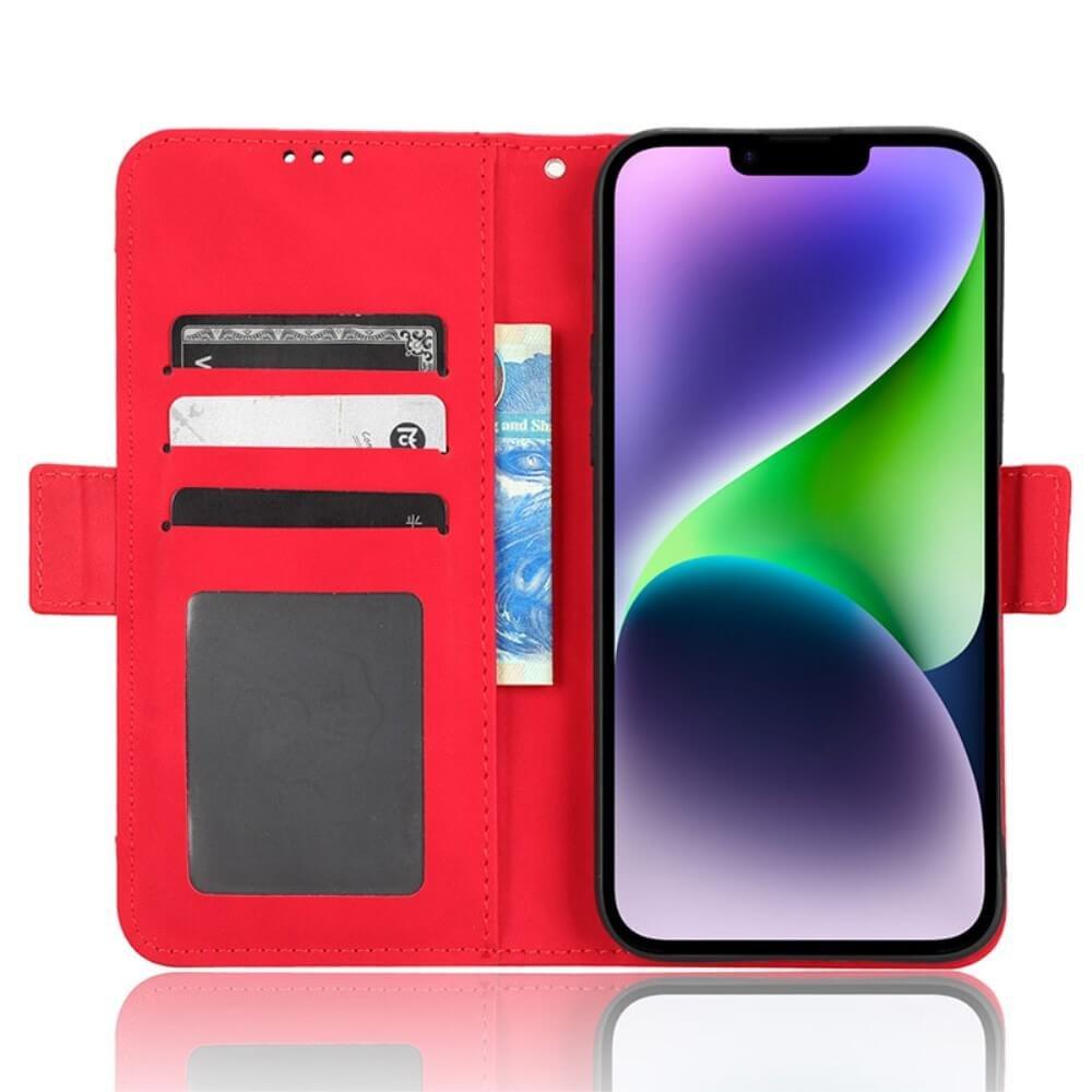 Cover-Discount  iPhone 15 - Etui mit vielen Kartenfächer 