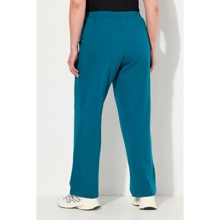 Ulla Popken Pantaloni sportivi Gamba dritta Cintura elastica  