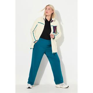 Ulla Popken Pantaloni sportivi Gamba dritta Cintura elastica  