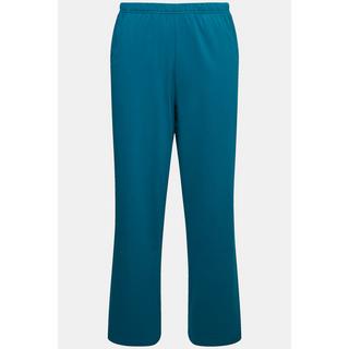 Ulla Popken Pantaloni sportivi Gamba dritta Cintura elastica  