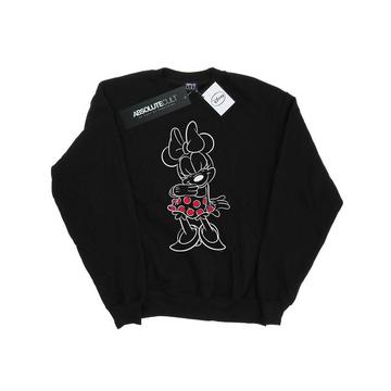 Minnie Mouse Outline Polka Dot Sweatshirt
