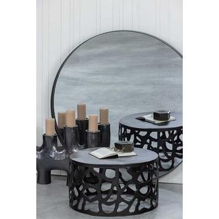 mutoni Table basse Jasper aluminium noir 64x64  