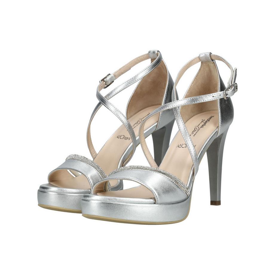 Nero Giardini High-Heel-Sandalen mit Metallic-Optik  