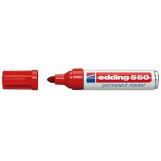 Edding EDDING Permanent Marker 550 3-4mm 550-2 rot  