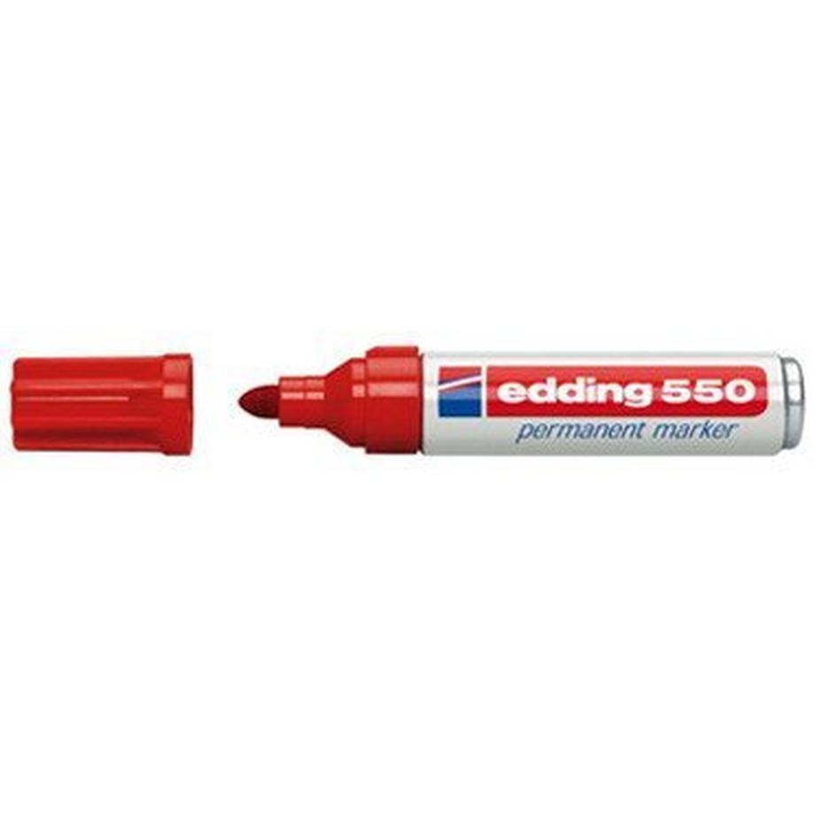 Edding EDDING Permanent Marker 550 3-4mm 550-2 rot  