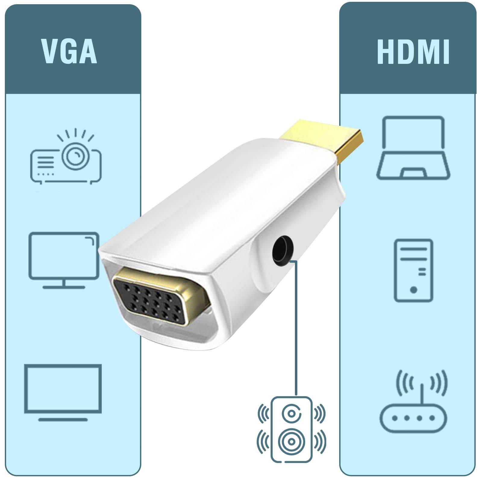 Avizar  HDMI Stecker / VGA Buchse Adapter 