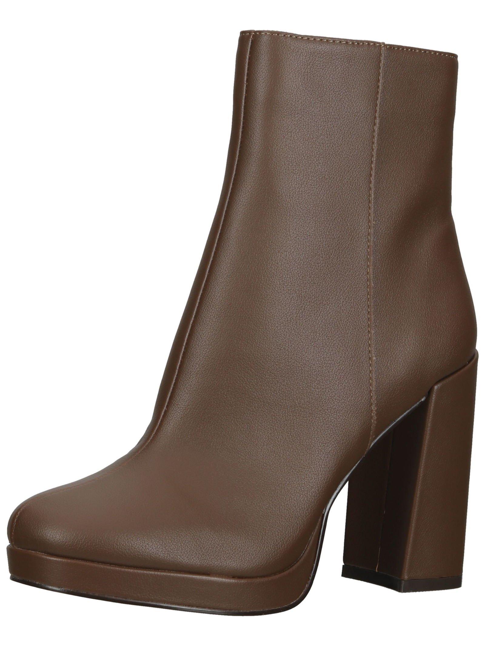 Bottines Steve Madden Champignon Taille 6 - Velours - Fermeture Zip - Neuves Sans Boîte