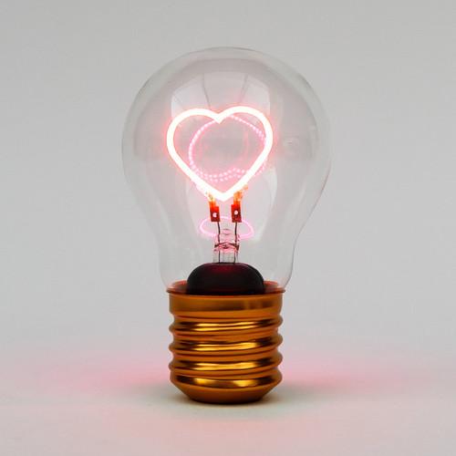 Suck UK Kabellose LED Glühbirne Herz  