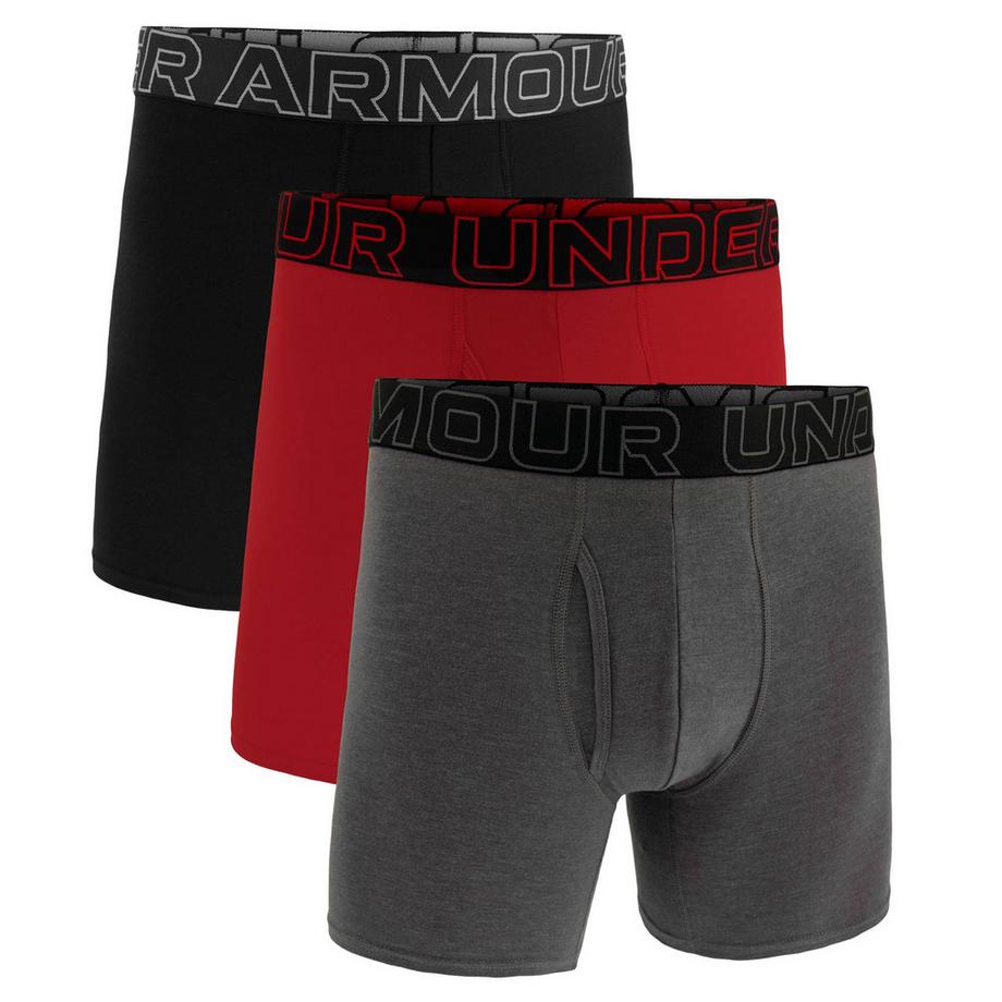 Boxer Uomini Confezione da 3 Aderente alla figura-UA PERFORMANCE COTTON - SOLID 6 IN 3PK