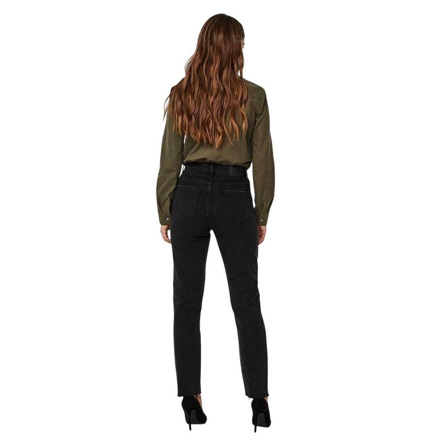 VERO MODA Jeans Taille Haute Jambe Droite  