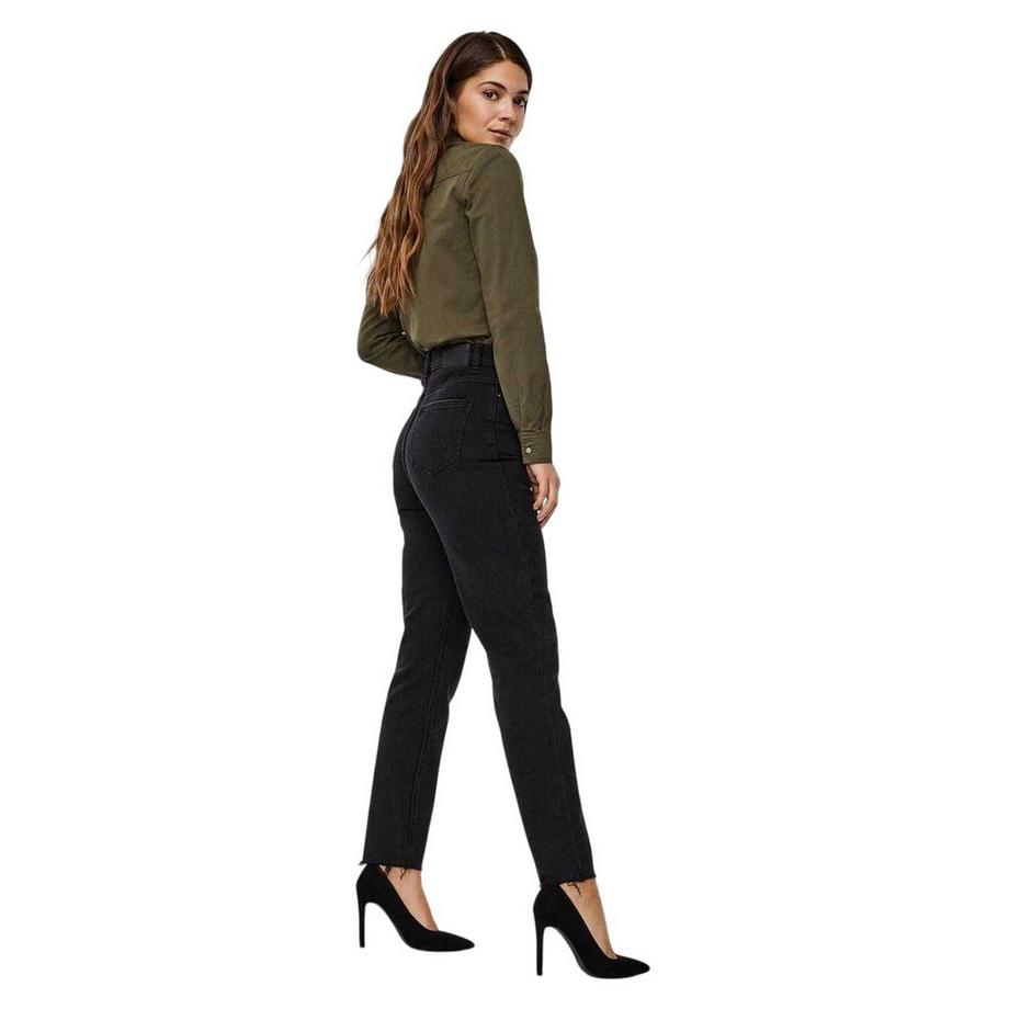 VERO MODA Jeans Taille Haute Jambe Droite  