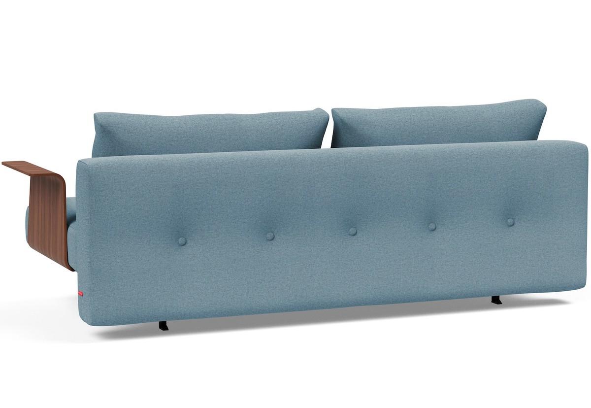 Innovation Living Innovation Canapé-lit Recast Plus Dark Styletto avec accoudoirs - Soft Indigo  