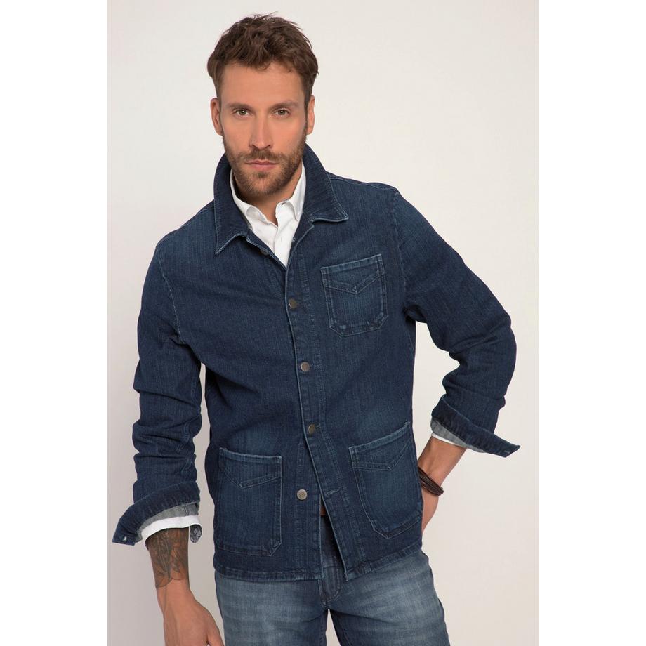 JP1880 Surchemise en denim Col à revers  