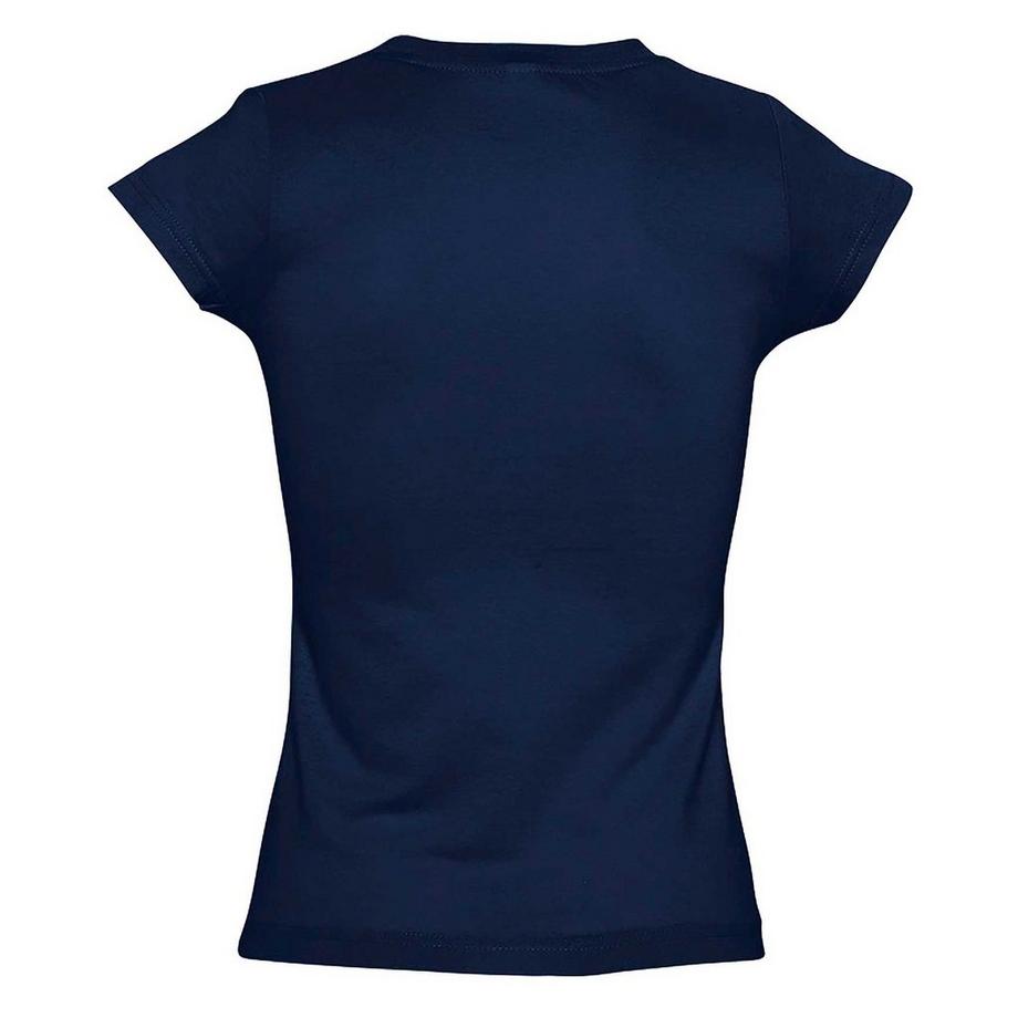 SOLS Moon T-Shirt Maniche Corte Scollo a V  