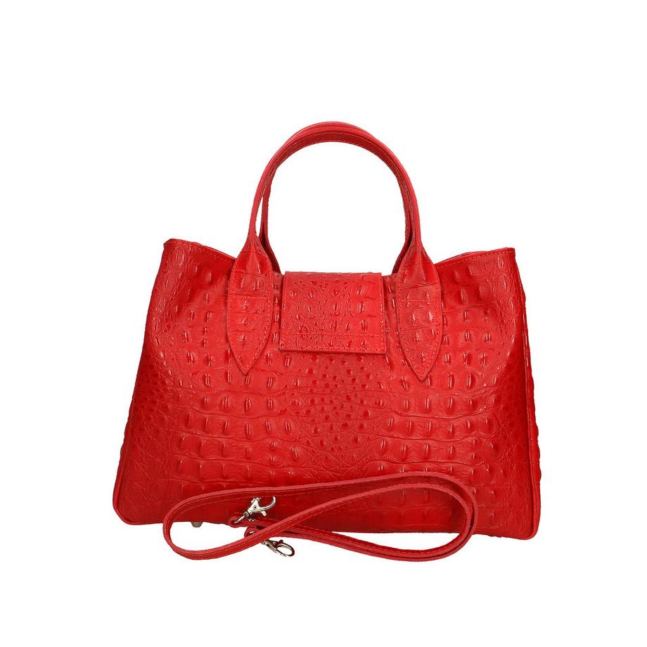 Gave Lux Borsa a mano Pelle Goffrata Coccodrillo  