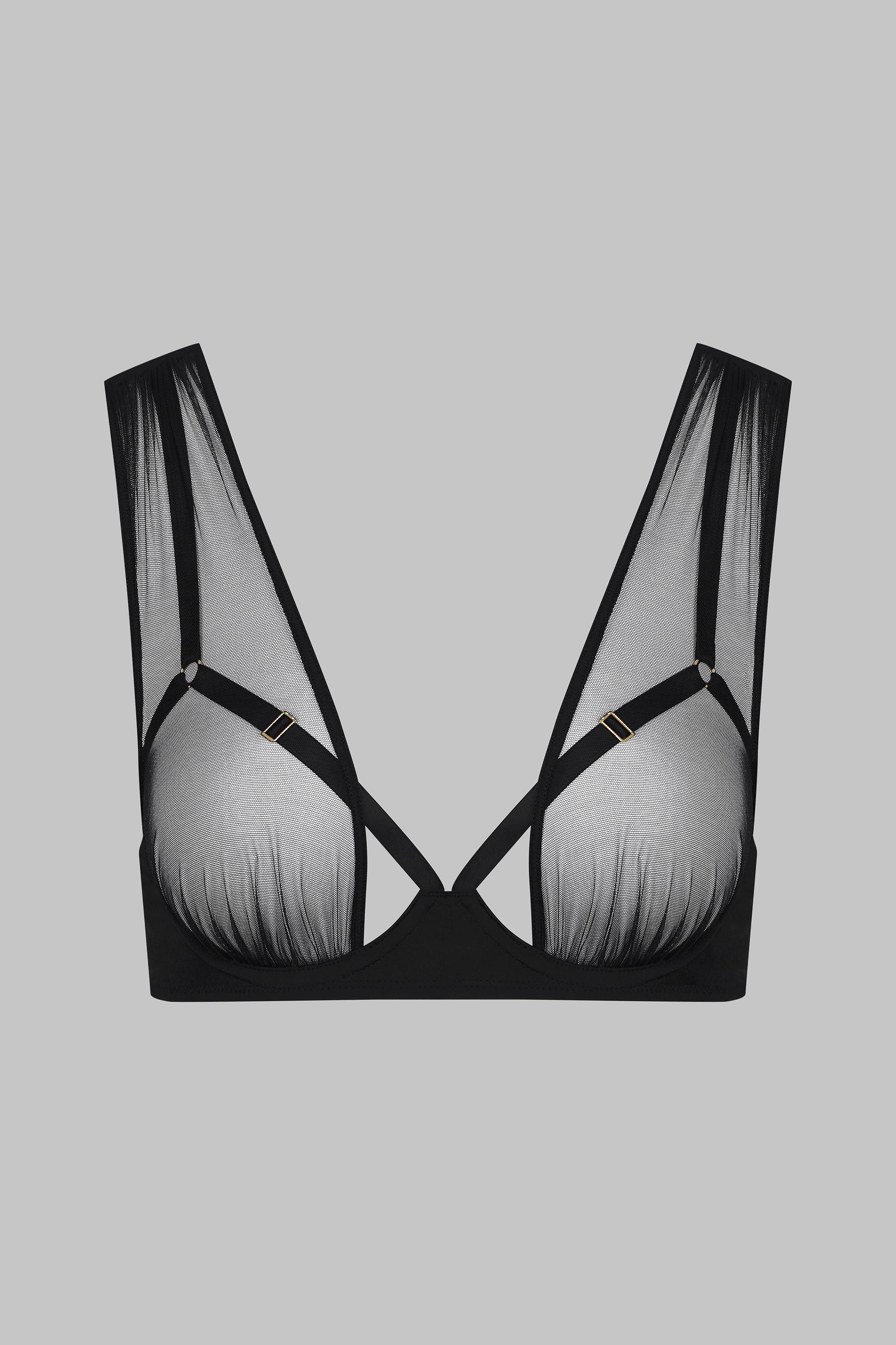 MAISON CLOSE  Soutien-gorge ouvert - Nuit Fauve 