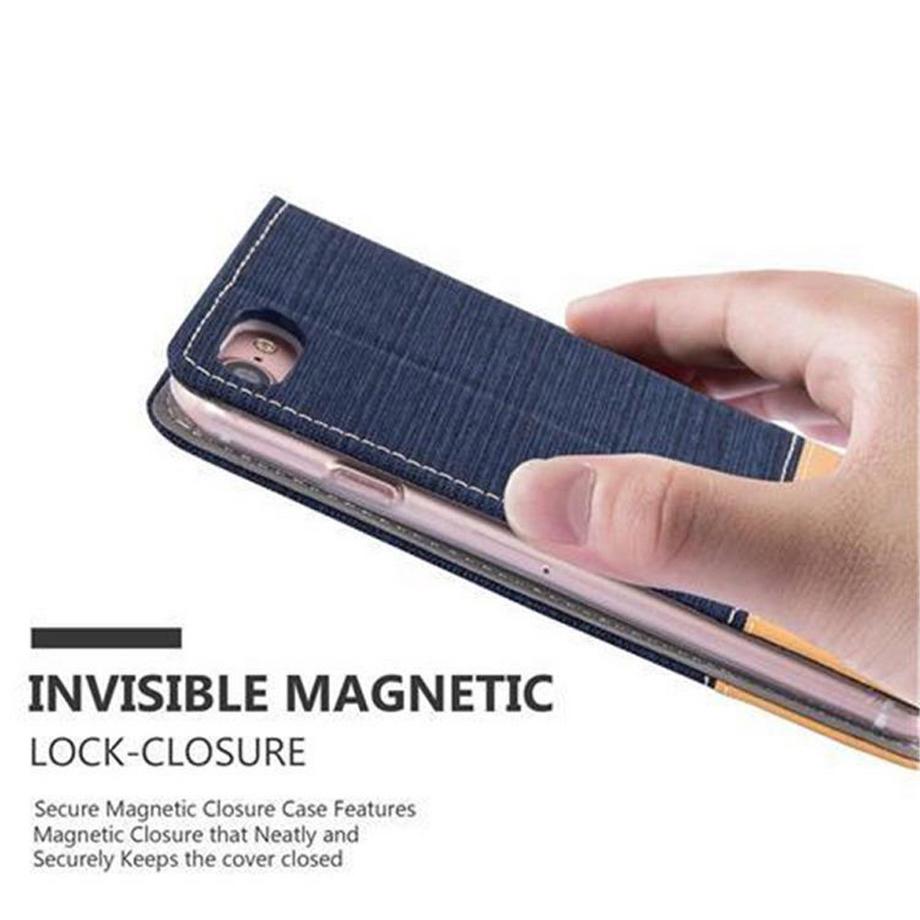 Cadorabo  Hülle für Apple iPhone 7 / 7S / 8 / SE 2020 Magnetverschluss, Kartenfach 