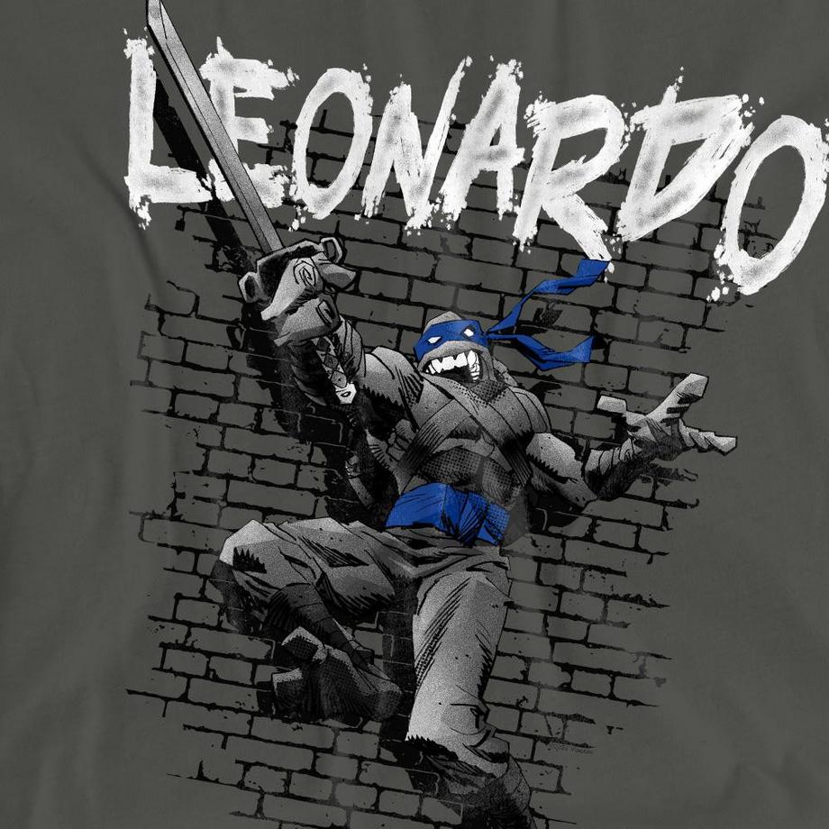 TEENAGE MUTANT NINJA TURTLE T-Shirt à Imprimé Graphique Leonardo  
