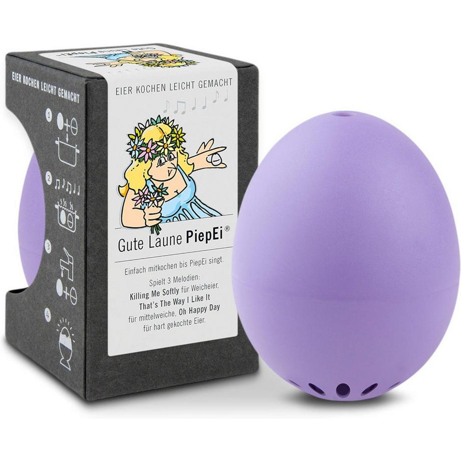 PiepEi  Singende Eieruhr Gute Laune lila 