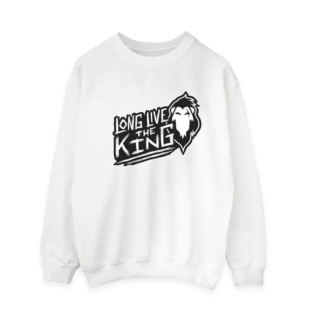 Disney - The Lion King The King Sweatshirt, für Herren, Weiss, Größe XXL
