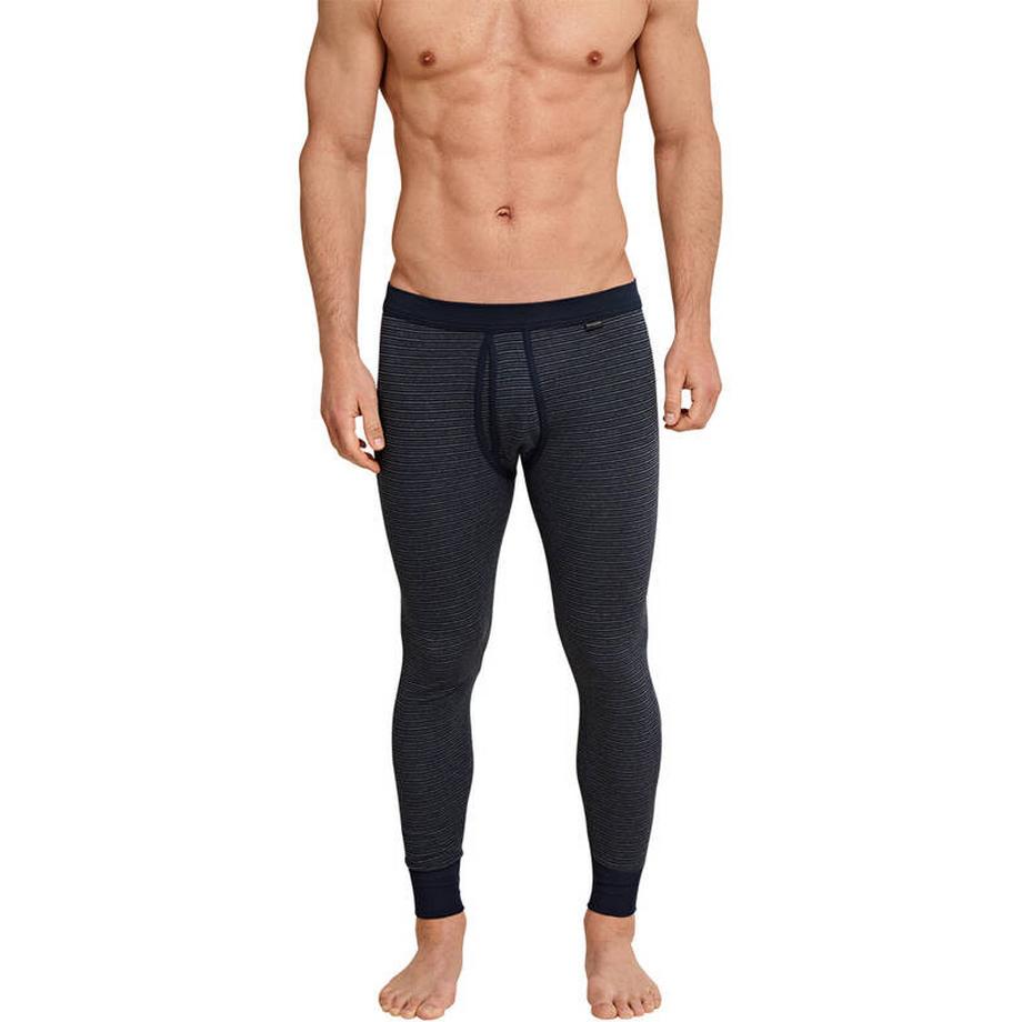 Schiesser Pantalon long à fines côtes avec ouverture  