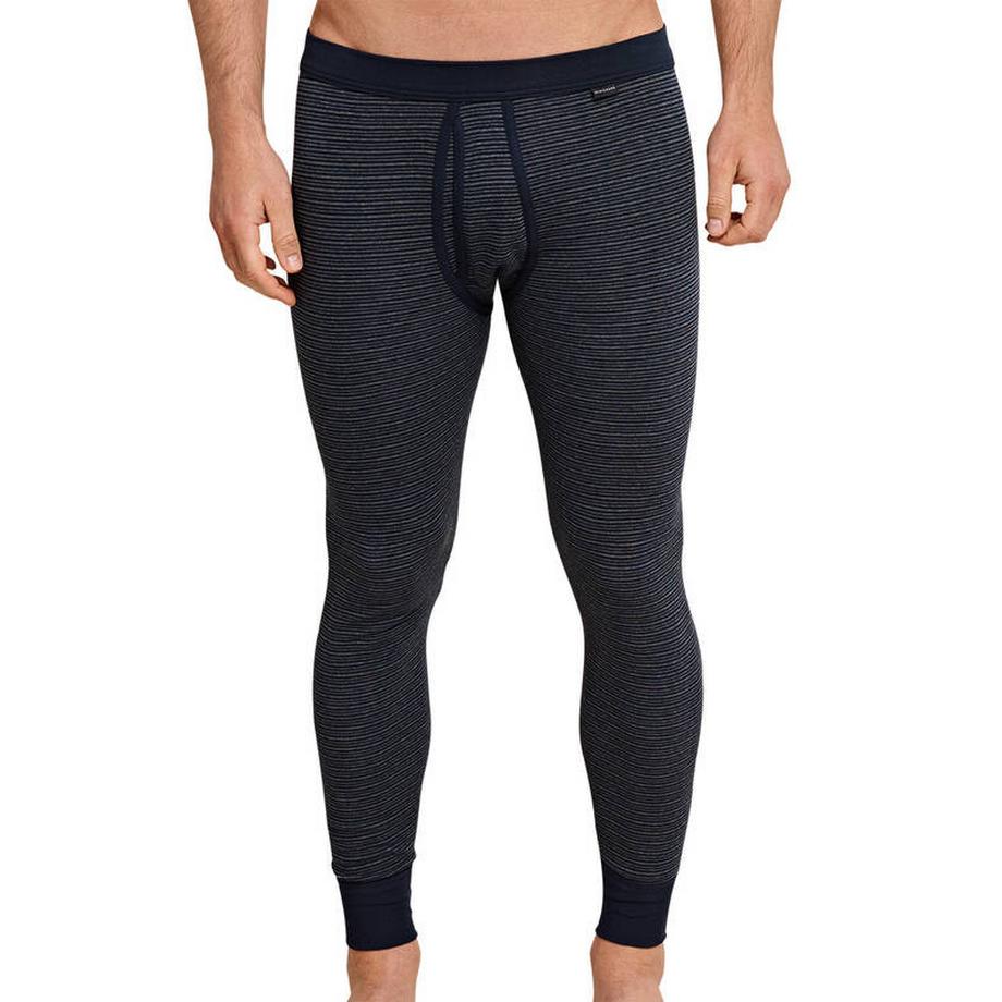 Schiesser Pantalon long à fines côtes avec ouverture  