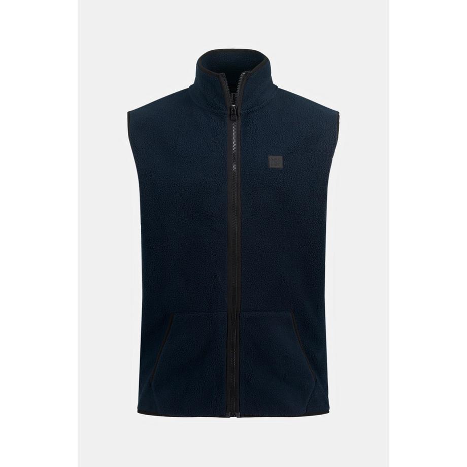 JP1880 Gilet in Pile Comfort Fit Collo Alto Tasca a Marsupio  