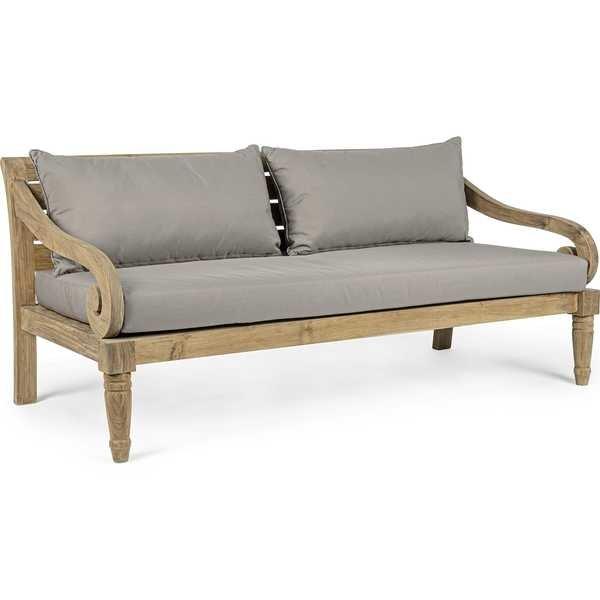 Image of mutoni Gartensofa Karuba 2-3 Sitzer mit Kissen FSC - ONE SIZE