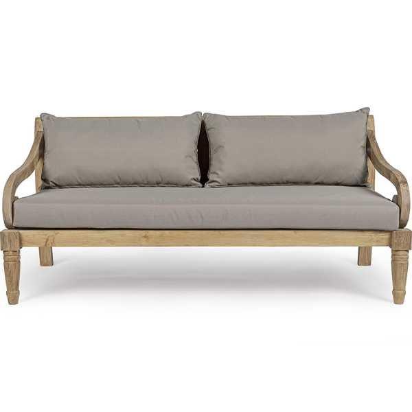 mutoni Gartensofa Karuba 2-3 Sitzer mit Kissen FSC  