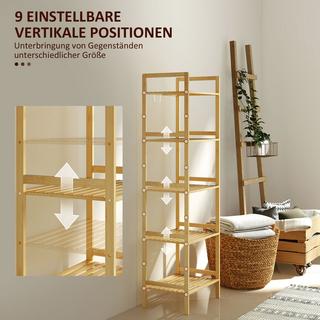 HOMCOM Etagère de salle de bain  