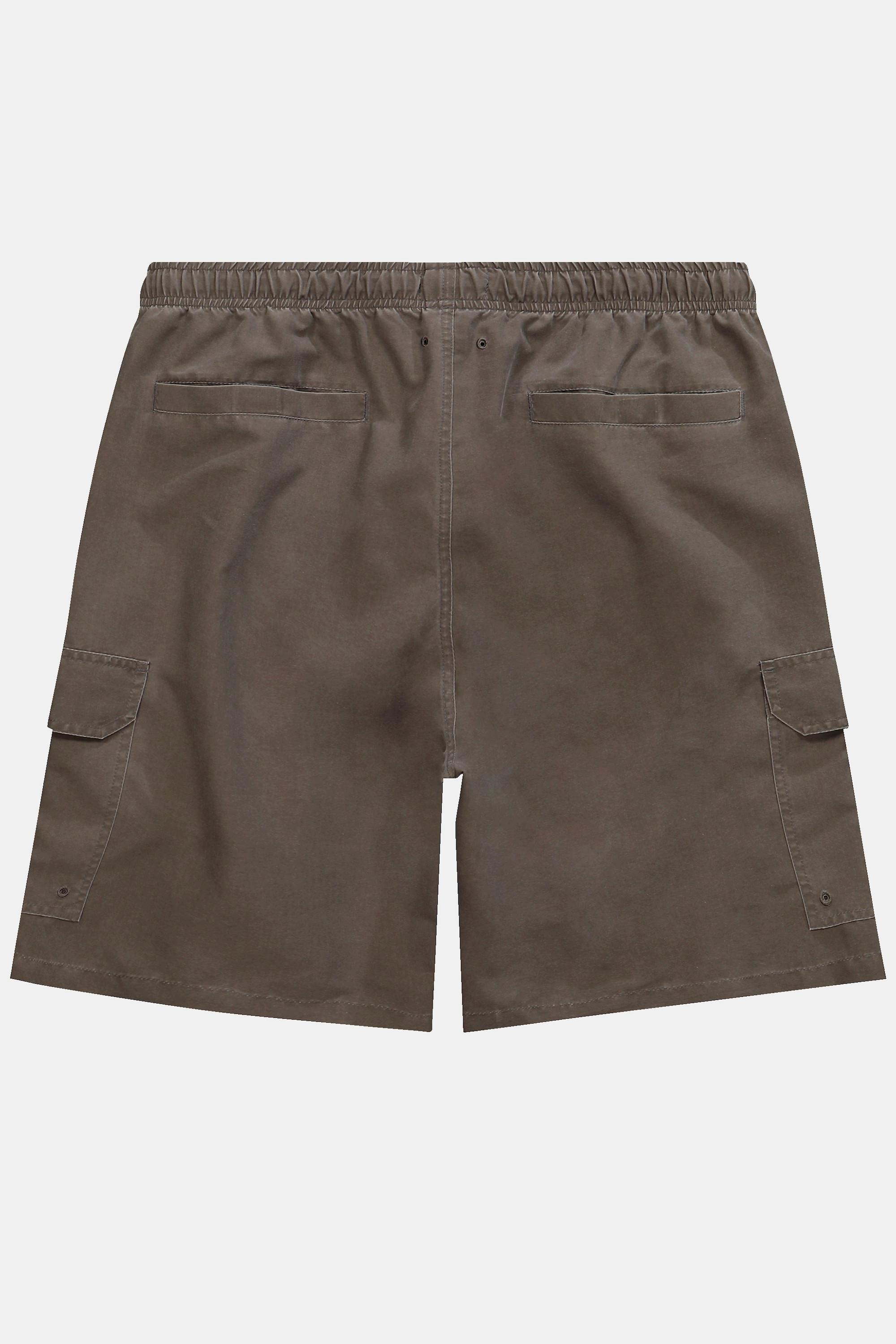 JP1880  Shorts da mare con cintura elastica e tasche cargo, fino alla tg. 8XL 