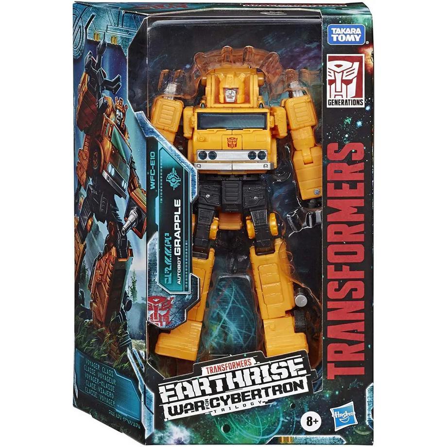 Hasbro  Transformers Generations Earthrise: War for Cybertron Autobot Grapple Voyager Action Figure WFC-E10 