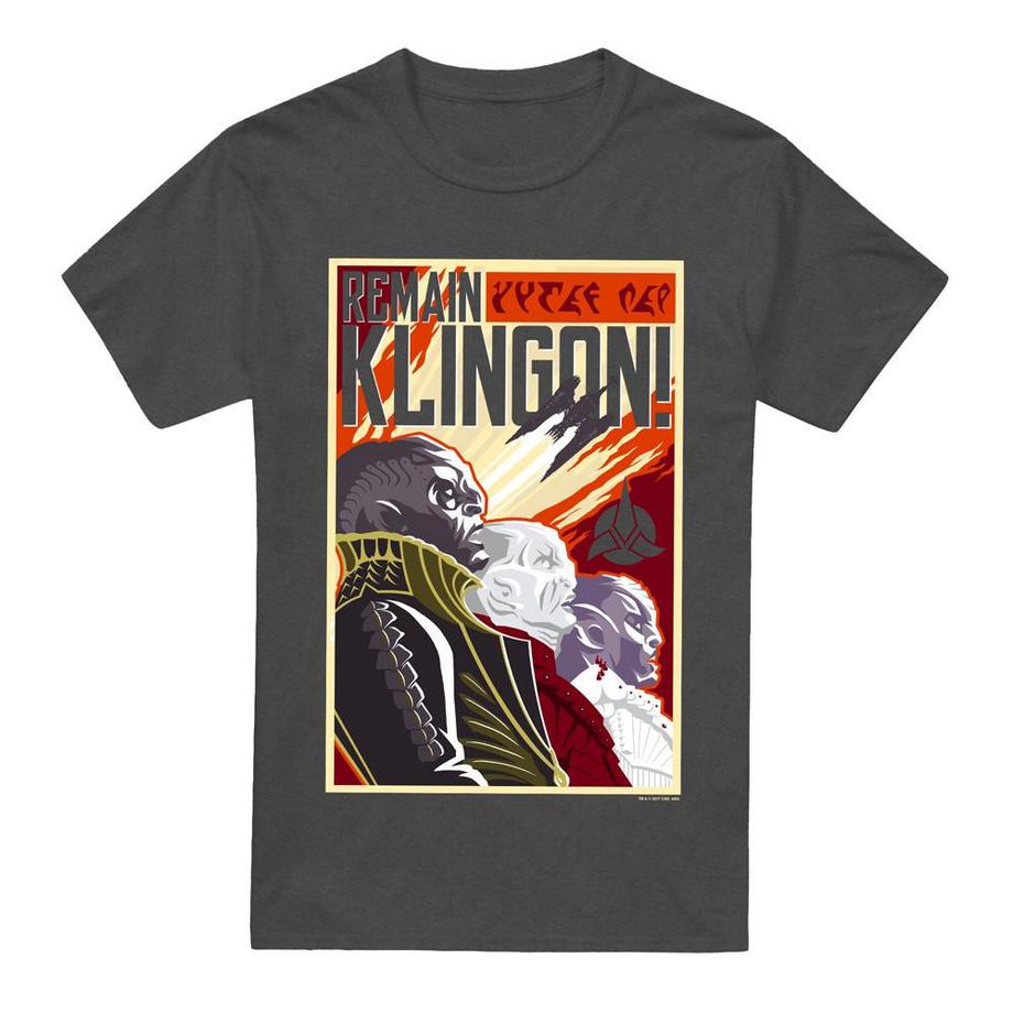 Remain Klingon Maglietta Poster