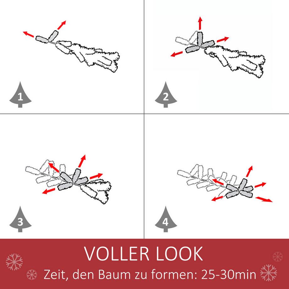 HOMCOM arbre de Noël  