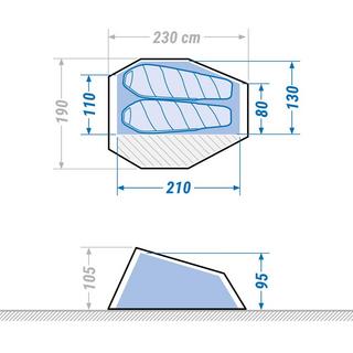 FORCLAZ  Zelt - MT 900 