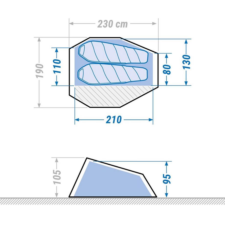 FORCLAZ  Tente - MT 900 