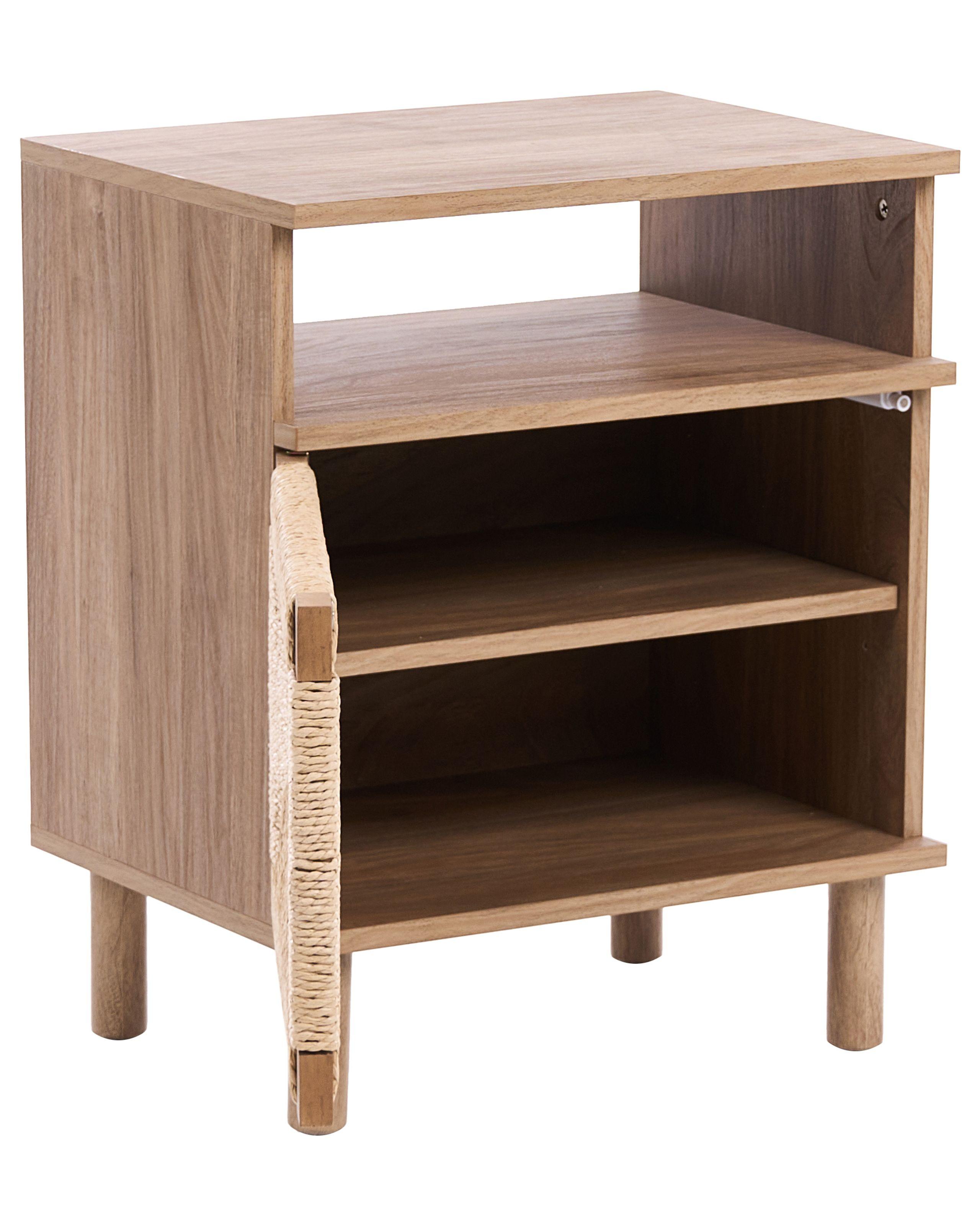 Beliani Comodino en Pannello di fibre (LDF) Moderno BONDI  