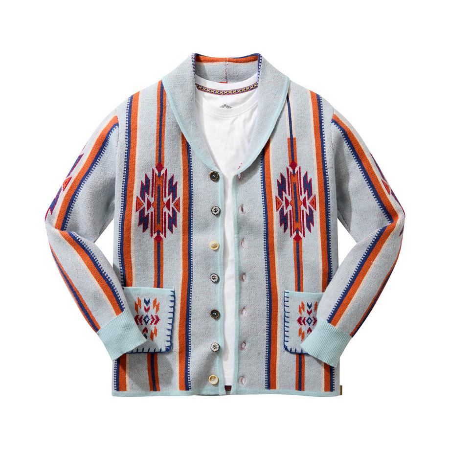 Joe Browns Cardigan Style Western Motif Aztèque  