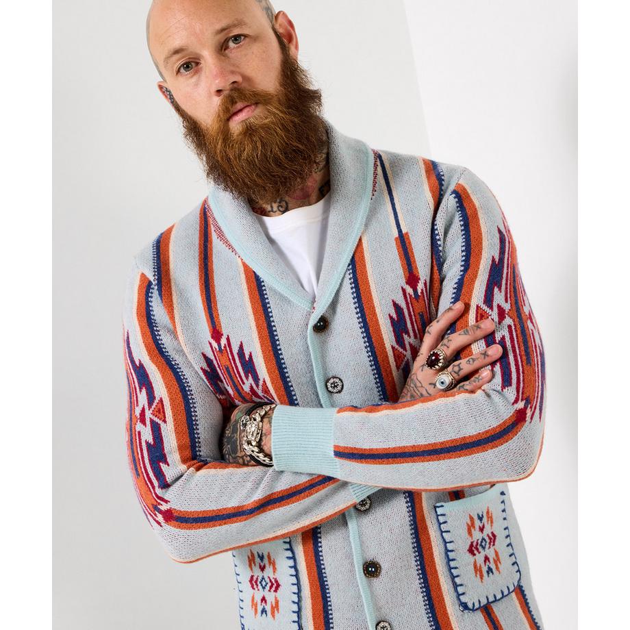 Joe Browns Cardigan Style Western Motif Aztèque  
