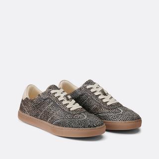 La Redoute Collections  Retro-Sneaker aus Leder mit Tiermotiv 