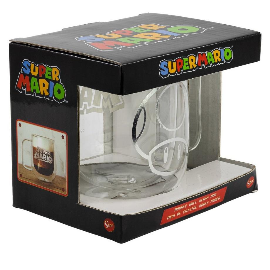 Stor Verre à double paroi Super Mario (290 ml) - Verre  