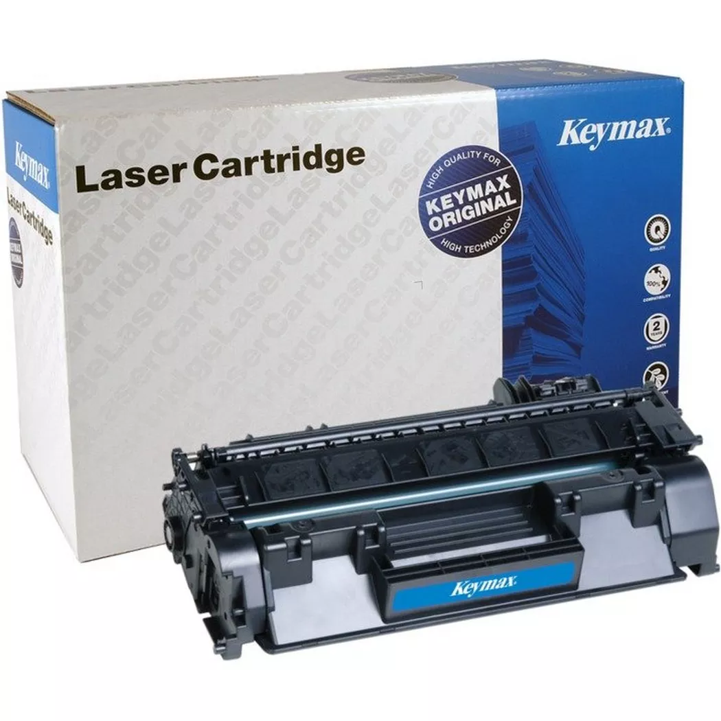 Keymax – RMC-Toner-Modul schwarz CE505AKEY zu HP LJ P2035 2300 Seiten, One Size